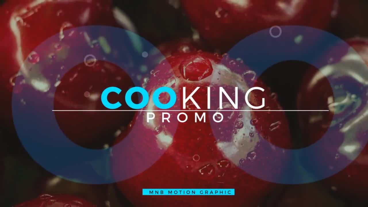 烹饪美食节目开场素材库精选AE模板