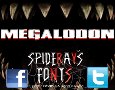MEGALODON font素材之家精选英文字体