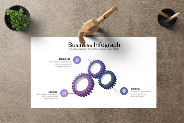 商业模式PPT展示幻灯片模板下载 MAXPLUS Powerpoint Template插图(3)