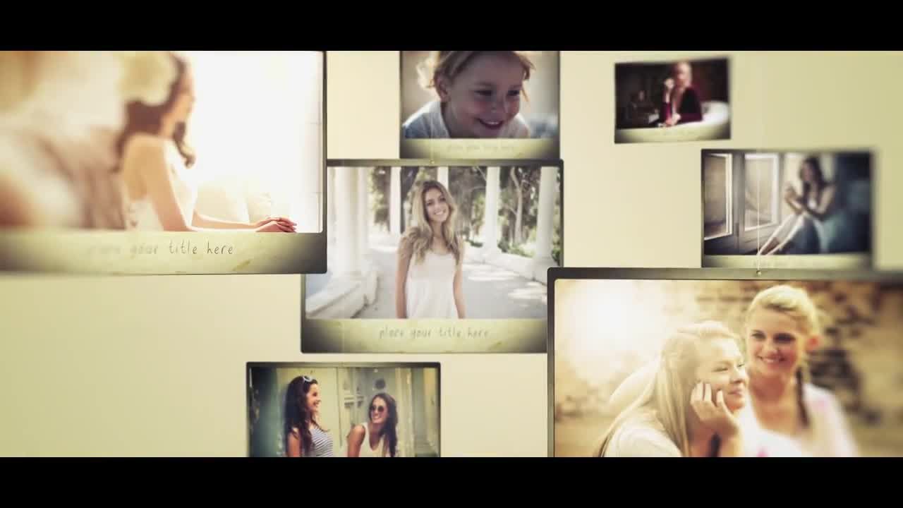 经典照片幻灯片时尚动画素材库精选AE模板