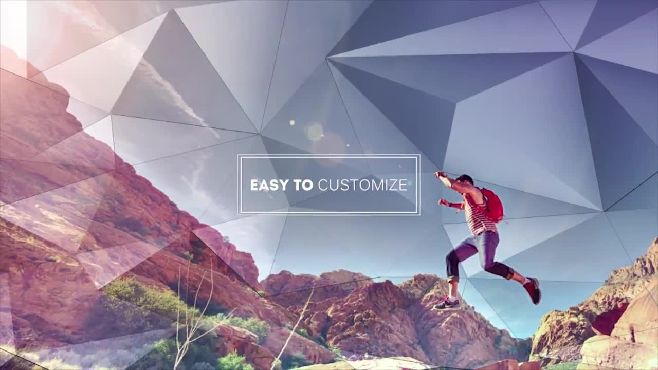 钻石效果ae文本标题模板