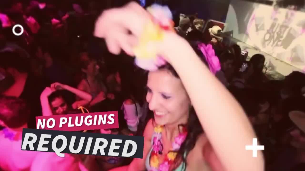 酷炫的派对促销PR模板