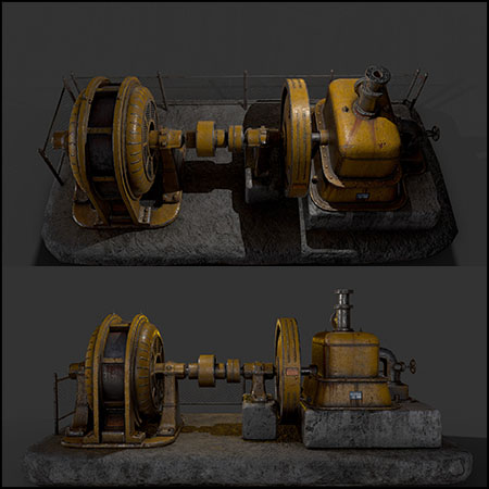 水力发电机素材之家精选3D模型