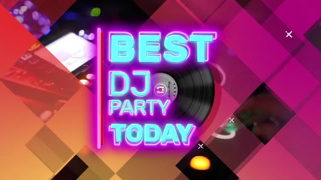 明亮而充满活力的社交DJ宣传素材库精选AE模板