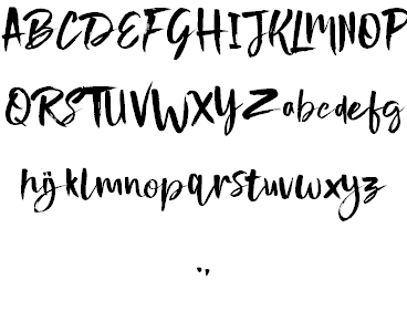 Nightype font插图9