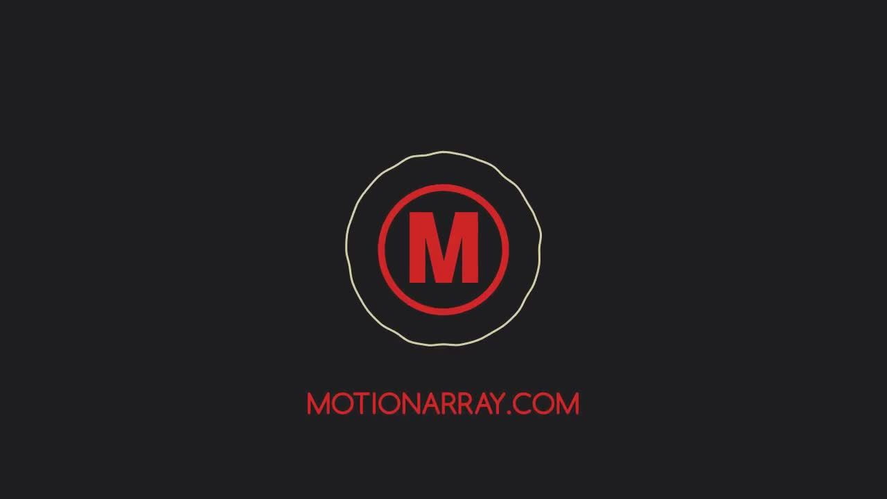 干净清晰简单的动画徽标素材库精选AE模板