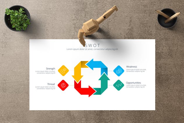 创意项目计划书演示PPT幻灯片模板 ZIGRA Powerpoint Template插图(2)