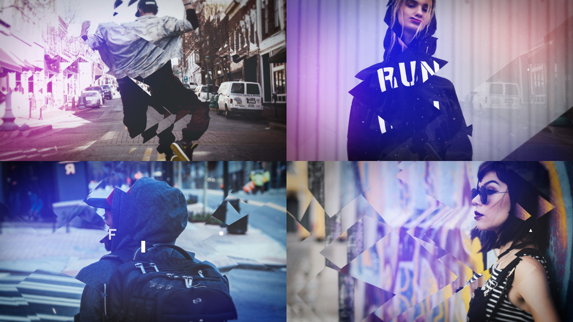 有节奏的广告开场白动画素材库精选AE模板