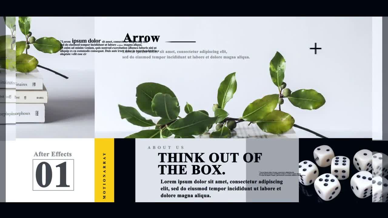 外观精美动态动画4k公司产品素材库精选AE模板