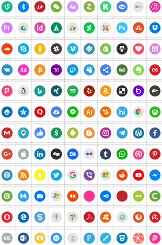 Icons Social Media 6 font素材之家精选英文字体