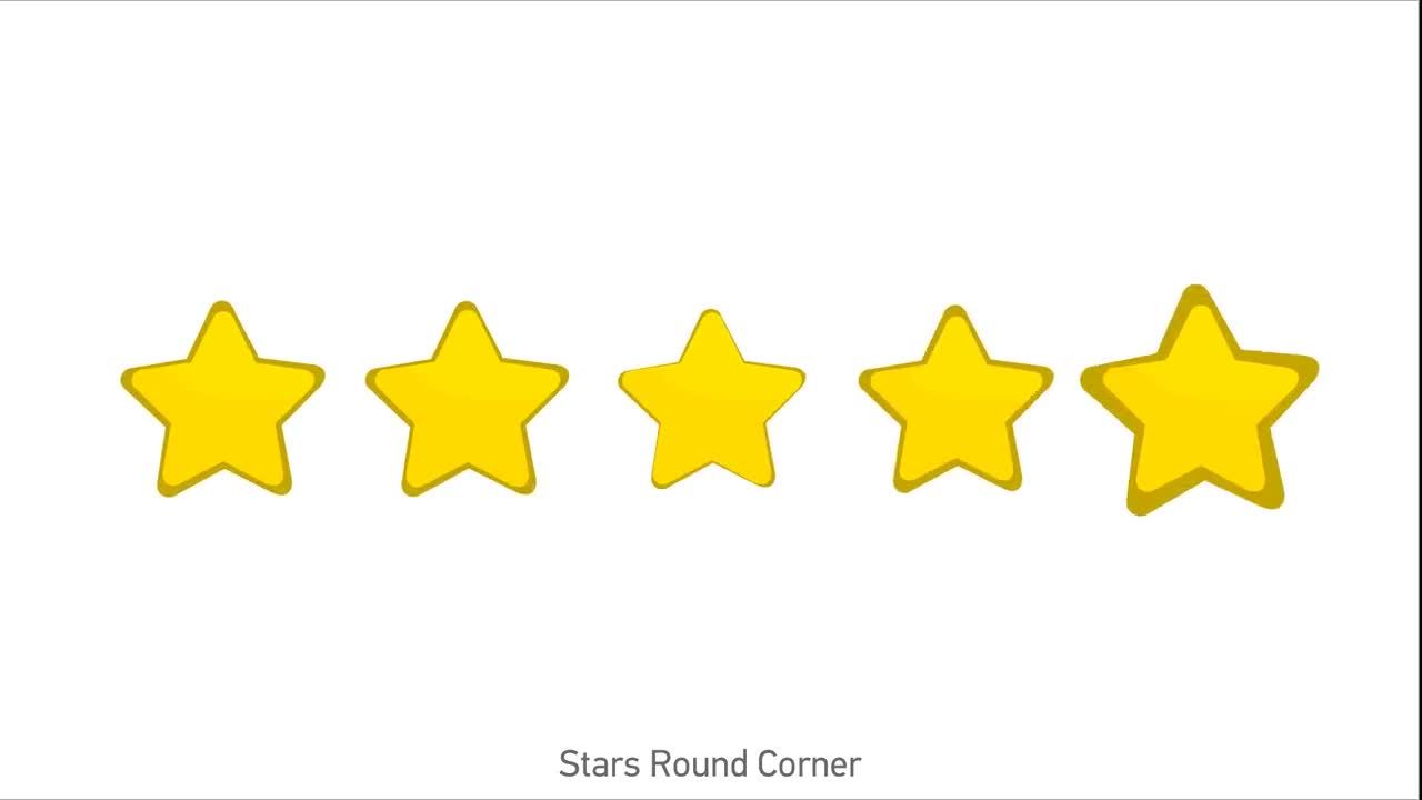 16个干净多彩独特的星形动画素材库精选AE模板