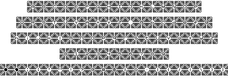 Zigourati font插图2