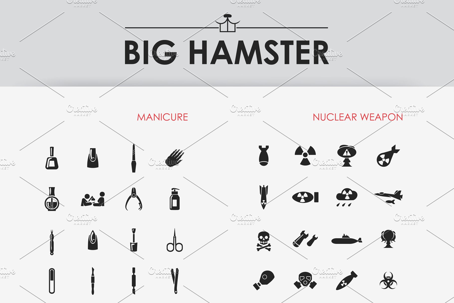 极力推荐：8900枚445个分类图标库 8900 BIG HAMSTER Icons Library [1.4GB]插图(12)