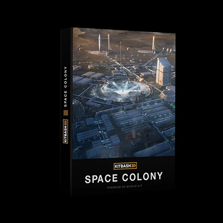 科幻影视宇宙星球殖民地场景素材之家精选3D模型