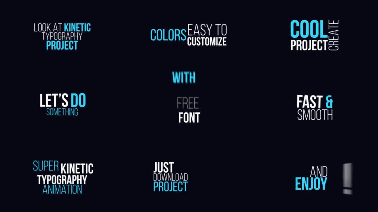 10个原创新鲜和动态动画排版标题或较低三分之一素材库精选AE模板
