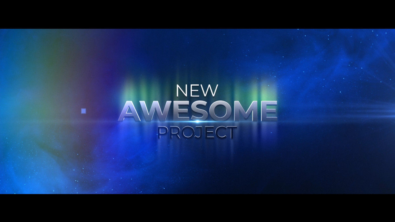 史诗预告片简介素材库精选AE模板