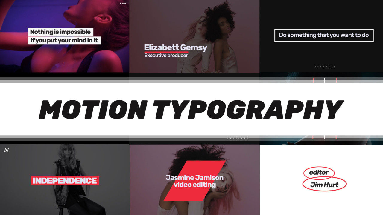 14个外观简洁全屏标题动画素材库精选AE模板