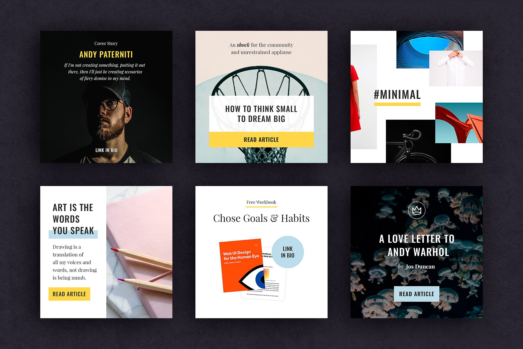 酷炫的Instagram手机APP启动页模板素材库精选插图(5)