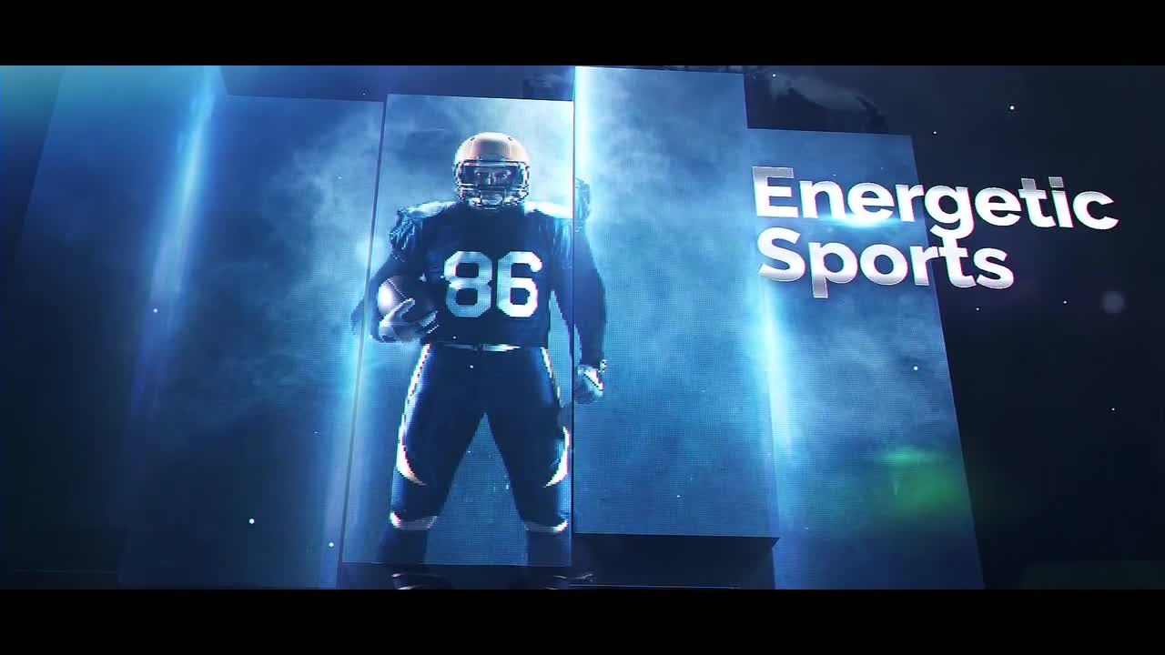 现代时尚动感的极限运动介绍素材库精选AE模板