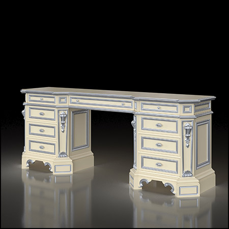 欧式办公桌素材之家精选3D模型