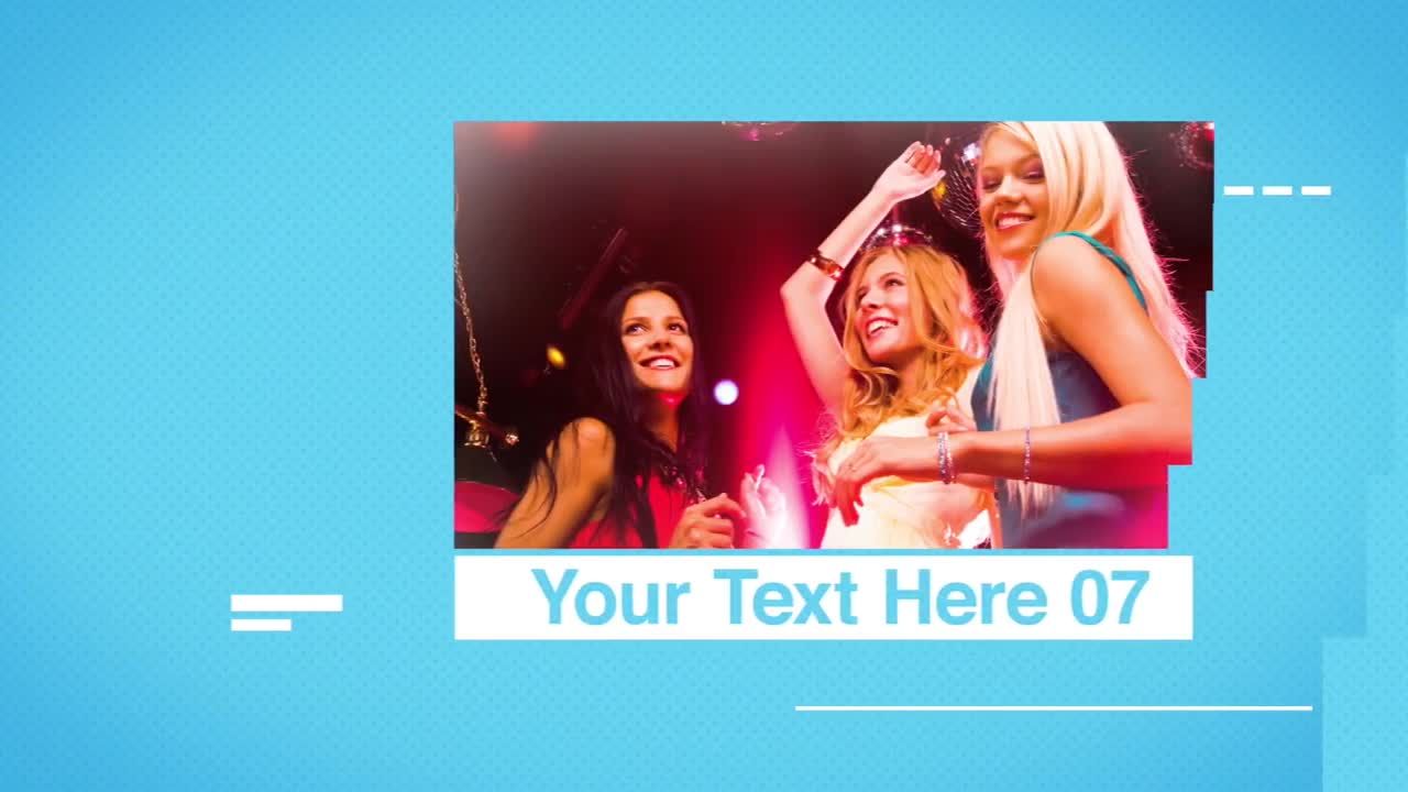 超级干净的图形素材库精选AE模板