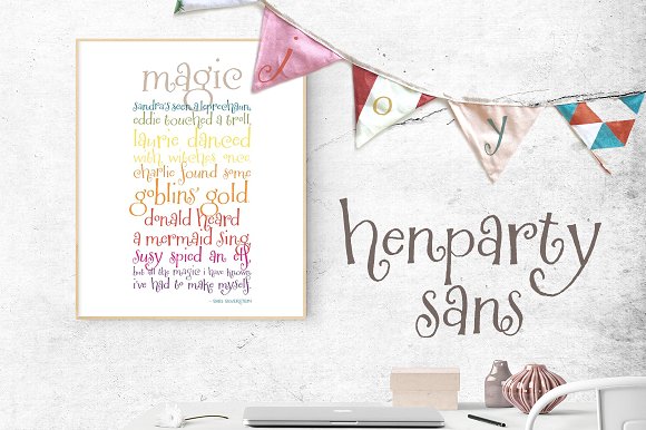 Henparty Sans插图1