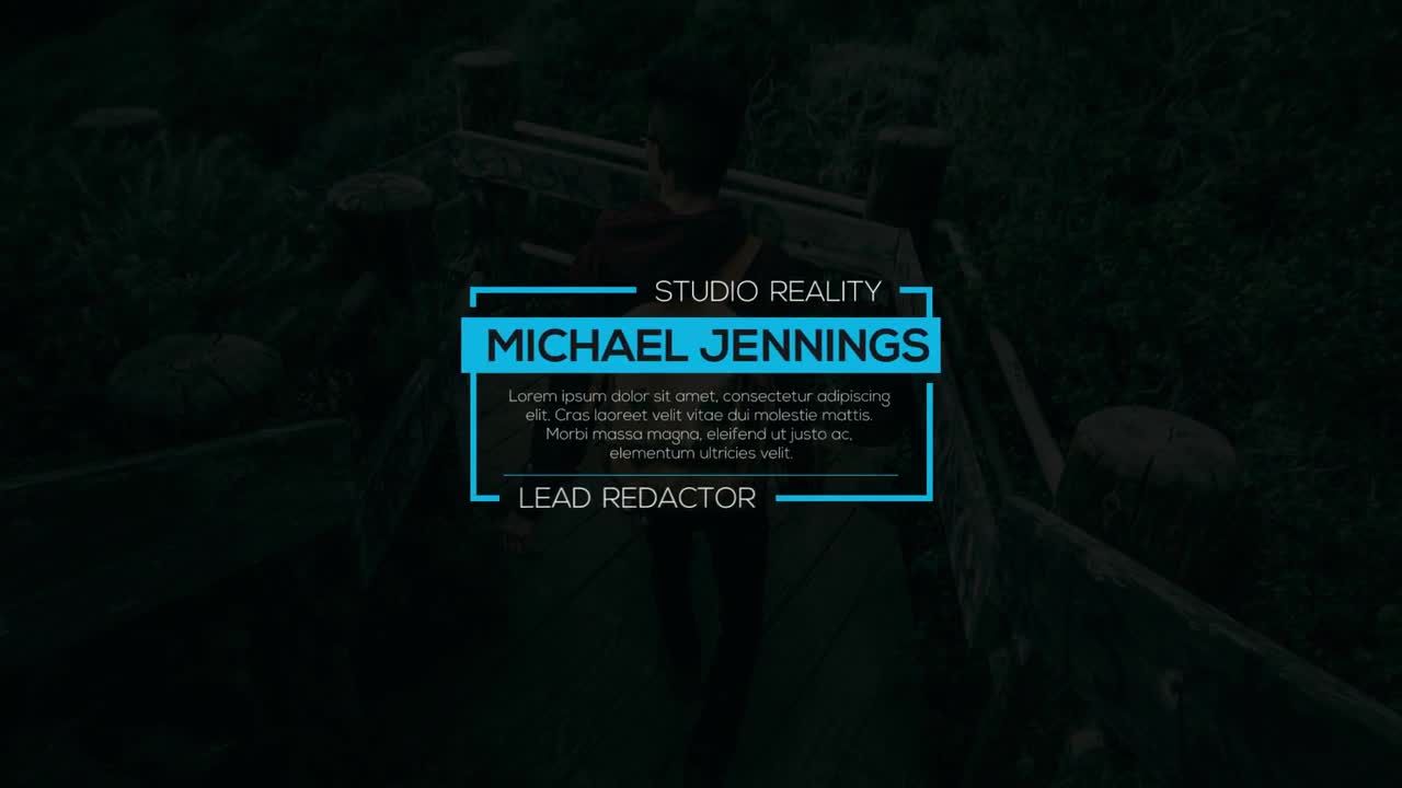 高清迷你文字标题动画展示PR模版