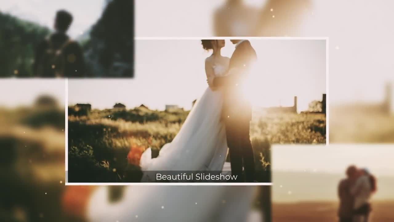 唯美梦幻相册幻灯片展示视频素材库精选AE模板