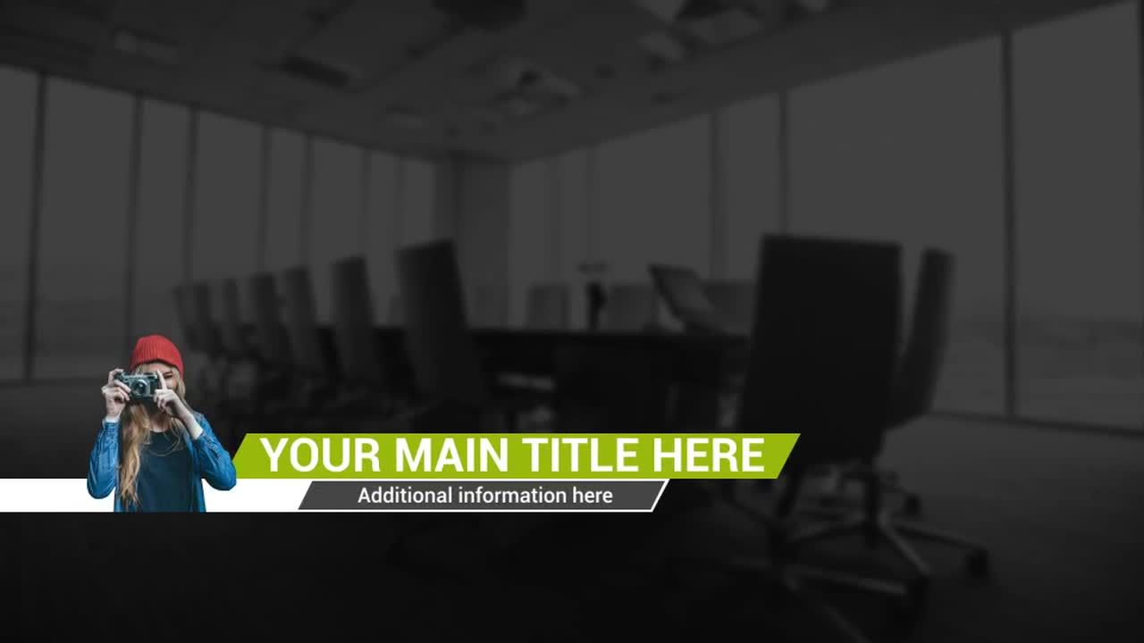 9个创意和独特的动态排版低三分之一素材库精选AE模板