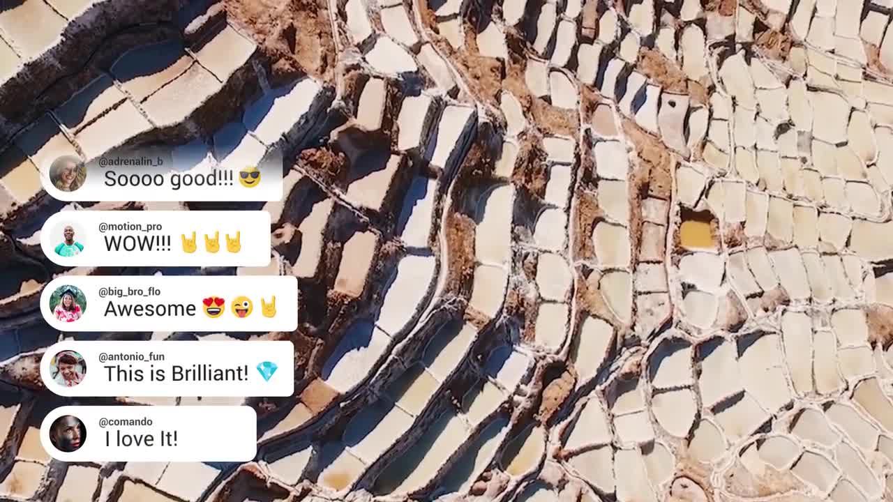 平滑的消息聊天动画素材库精选AE模板