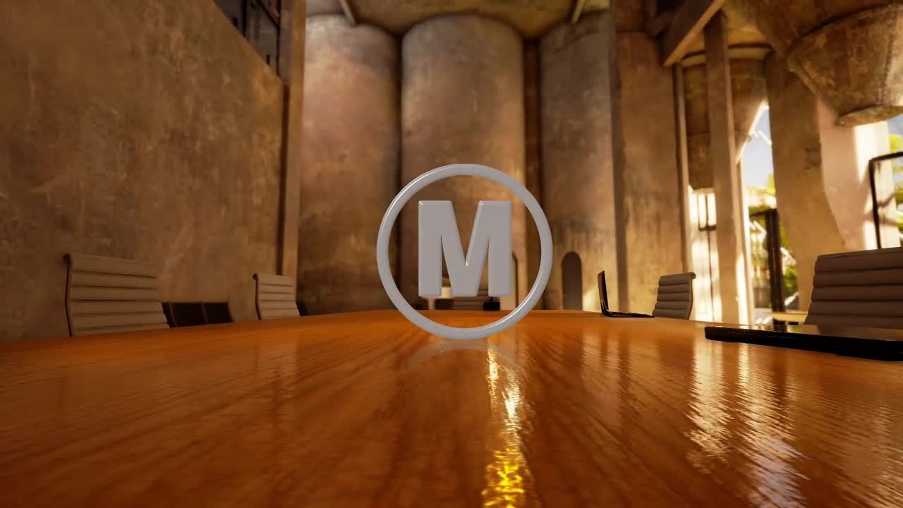 优雅企业徽标展示素材库精选AE模板