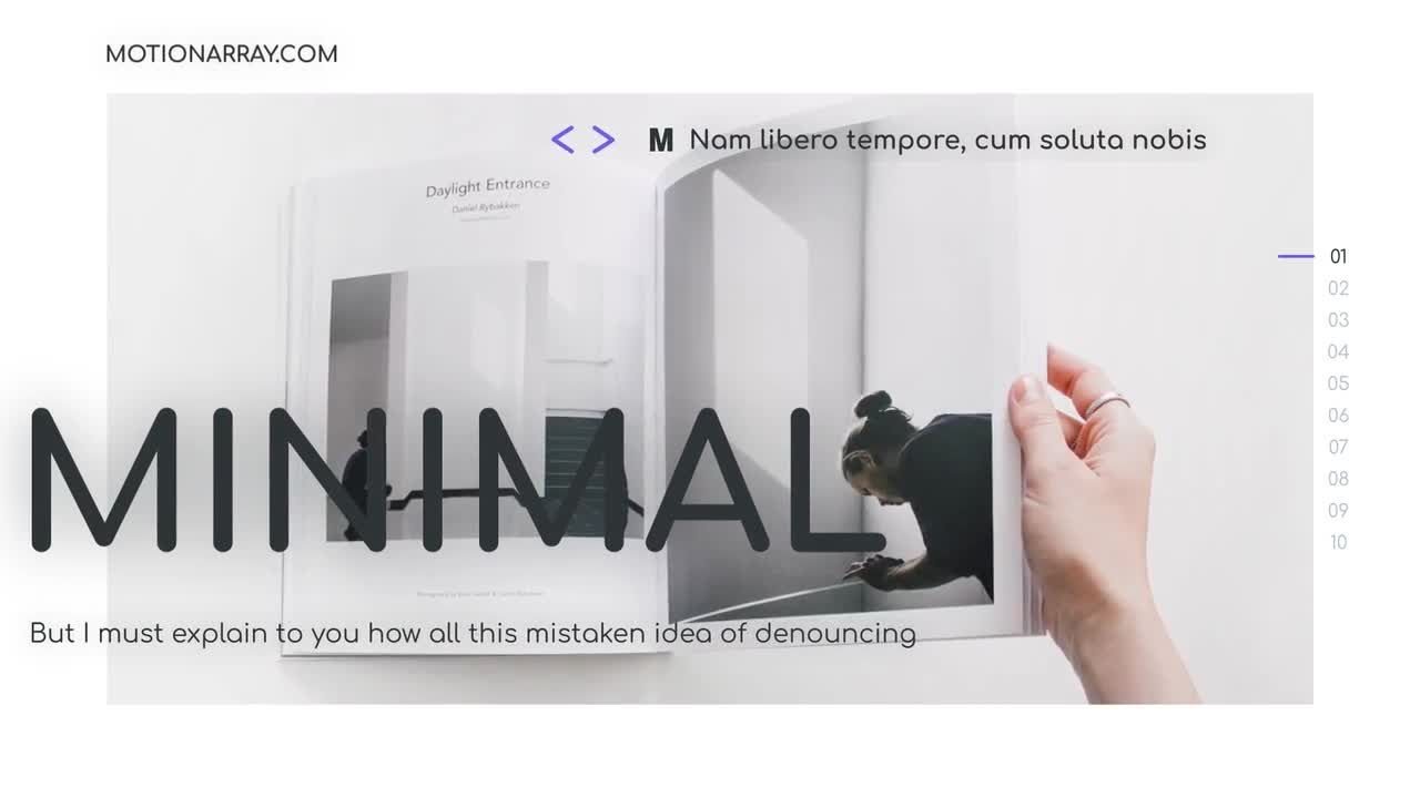 最小企业幻灯片素材库精选AE模板