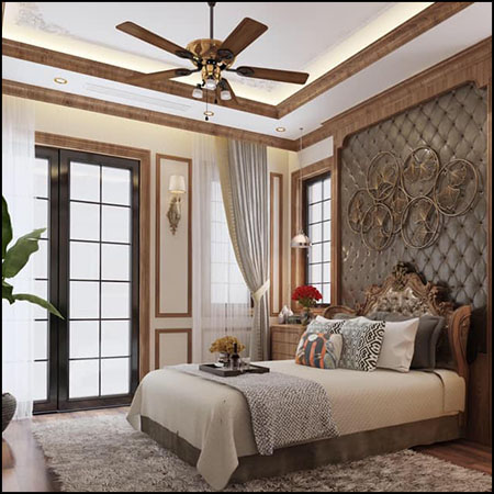 现代欧式卧室场景素材之家精选3D模型By Pham Lee