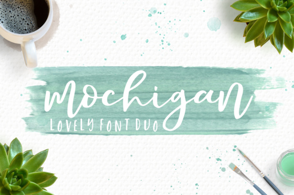 Mochigan Font素材之家精选英文字体