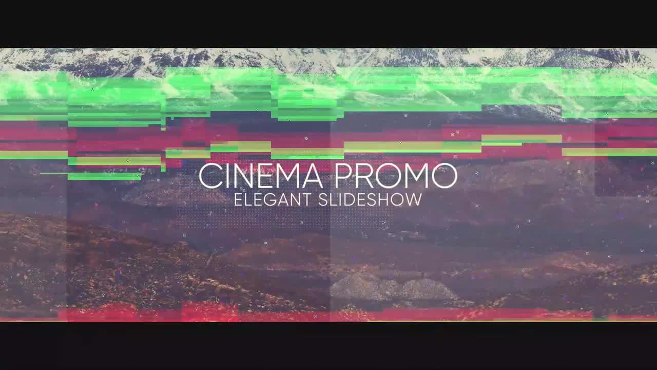 电影噪声消除预告片素材库精选AE模板