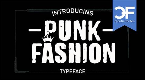 CF Punk Fashion PERSONAL font素材之家精选英文字体