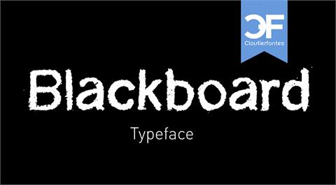 CF Blackboard Personal font素材之家精选英文字体