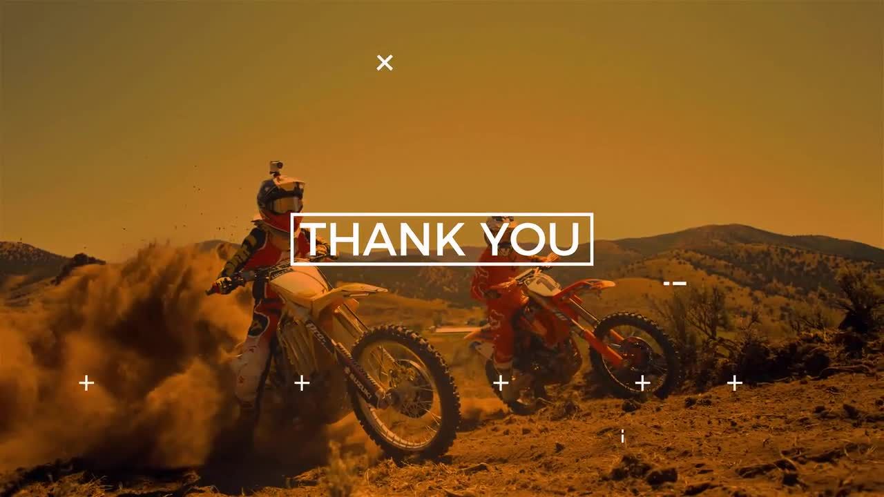 画面干扰极限运动宣传片片头素材库精选AE模板