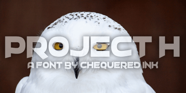 Project H font插图 Project H font插图