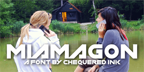 Miamagon font素材之家精选英文字体