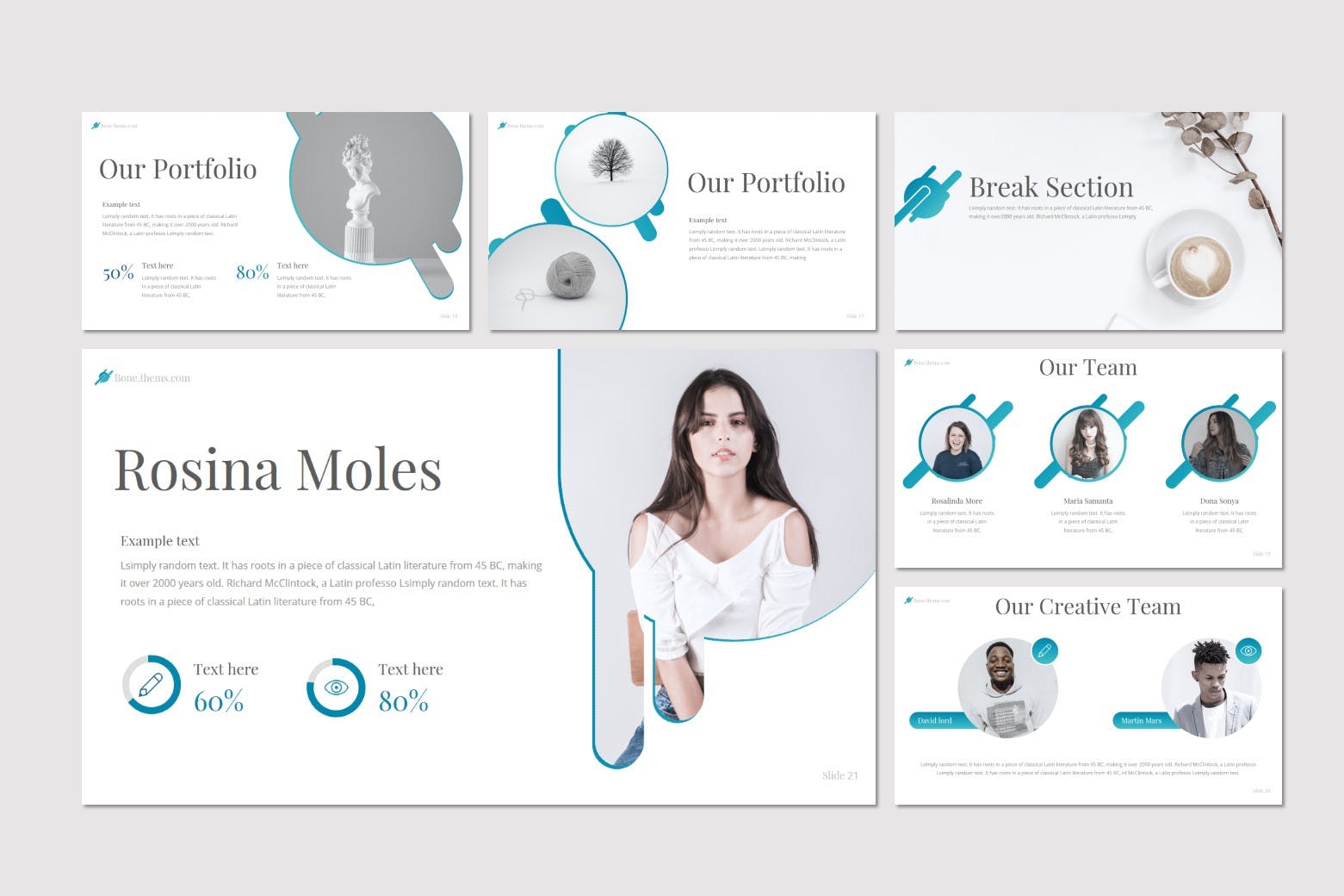工业设计公司/工作室介绍PPT幻灯片模板 Bone Powerpoint插图(4)