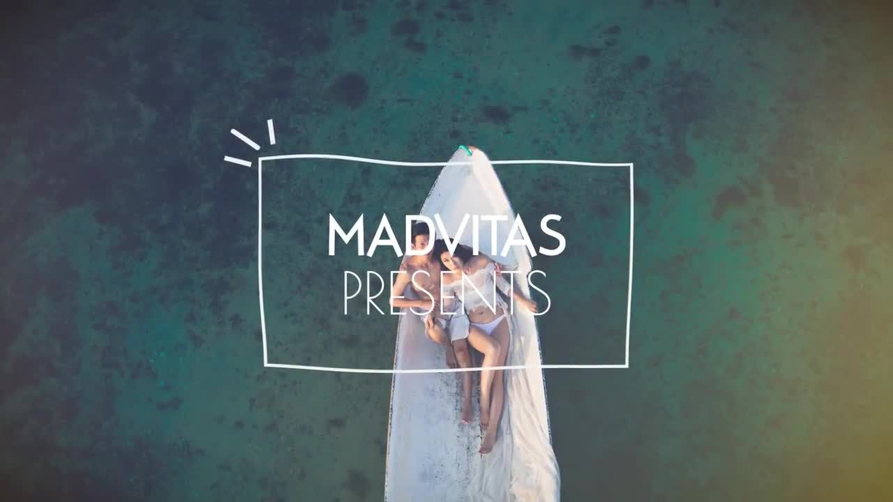 多彩洋溢的夏季幻灯片素材库精选AE模板