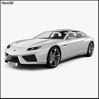 兰博基尼Lamborghini Estoque 2008 素材之家精选3D模型