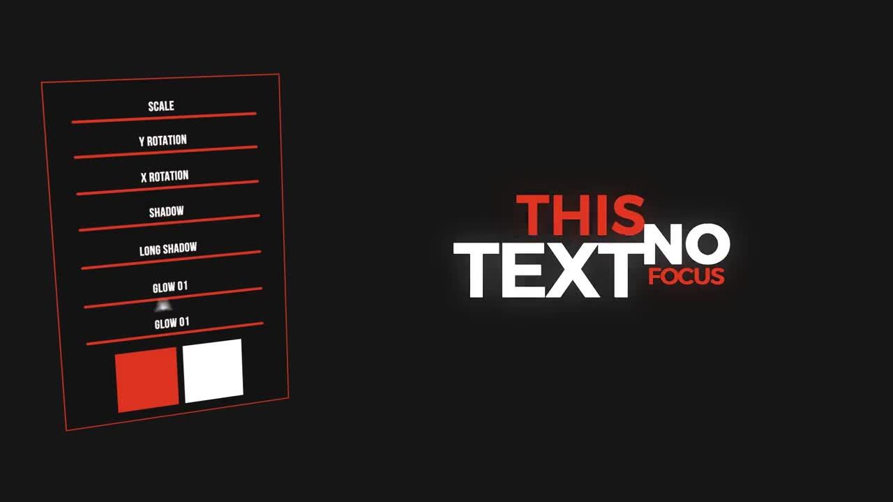 30个快速动画动态排版标题素材库精选AE模板