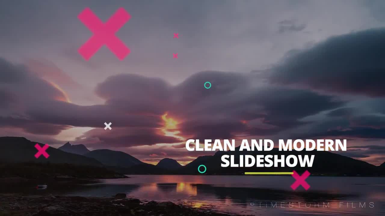 10个时尚幻灯片宣传动画素材库精选PR模板