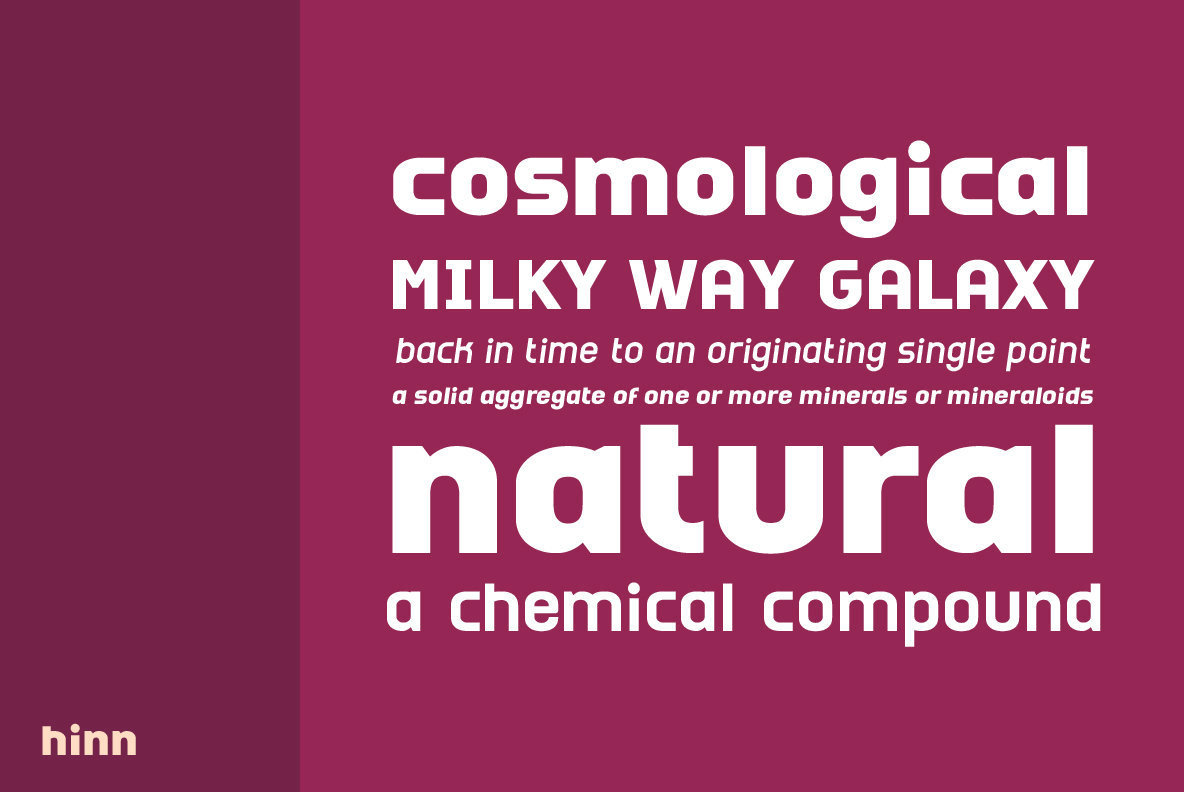 Hinn Font Family插图2