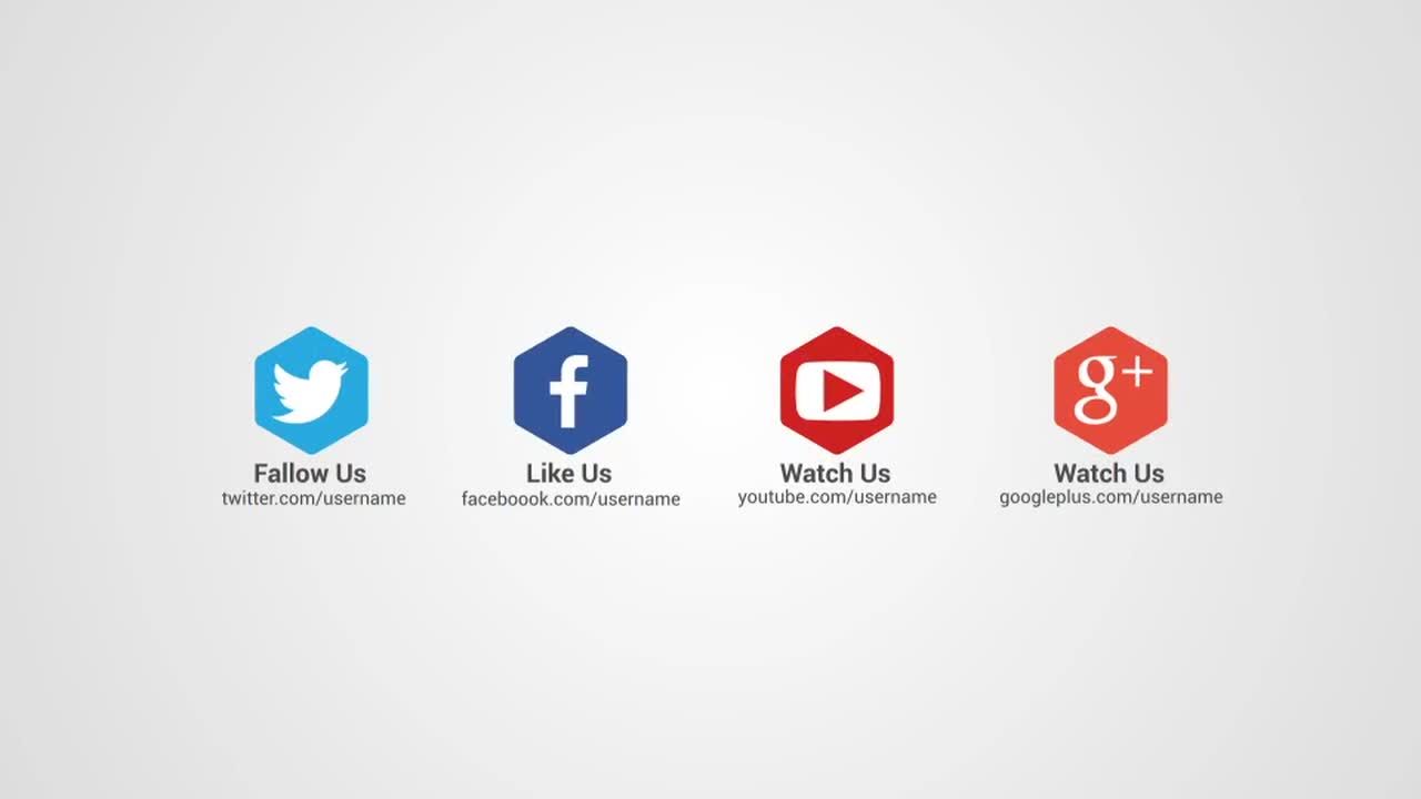 明亮有趣创意的社交媒体简介素材库精选AE模板