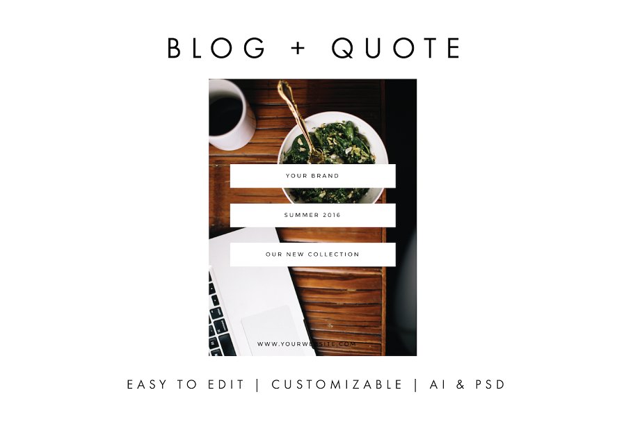 现代社交媒体Banner模板素材库精选 Social Media Banners – Modern插图(1)