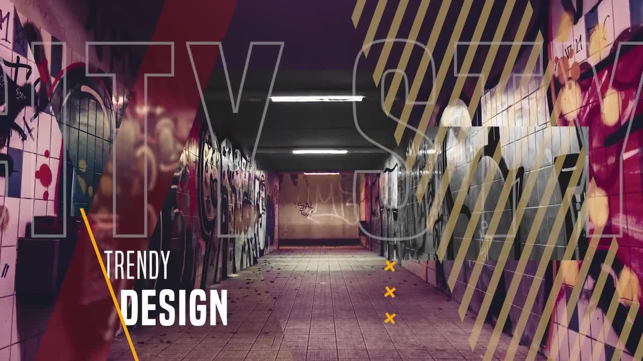 创意城市开场转场过渡素材库推荐PR模板