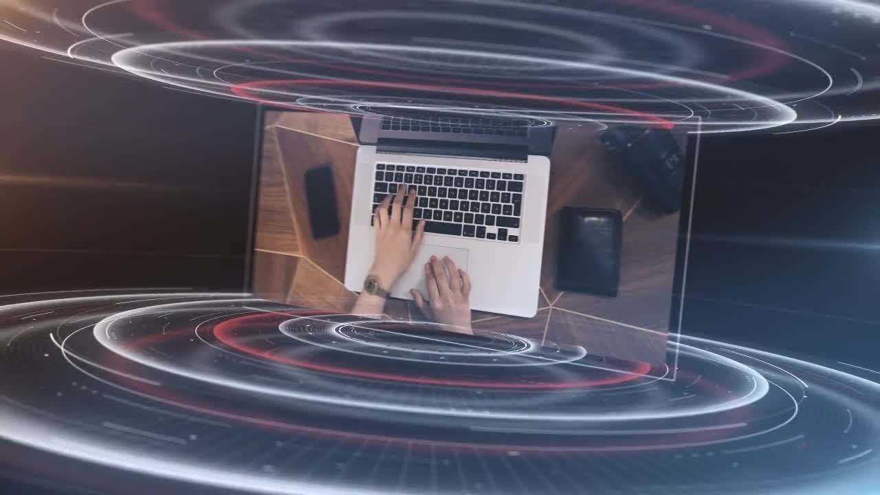 现代技术外观标识素材库精选AE模板